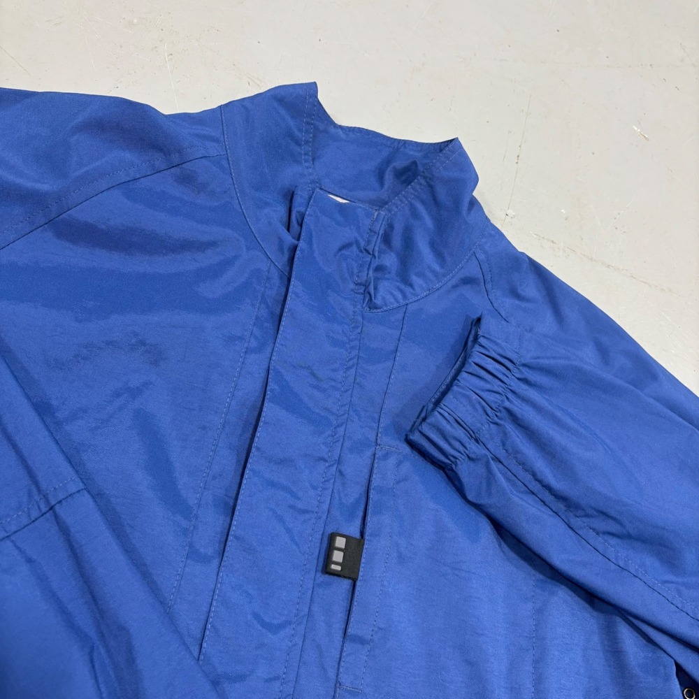 Nike Vintage Windbreaker Jacket Royal Blue Yellow Swoosh Logo Mens Small